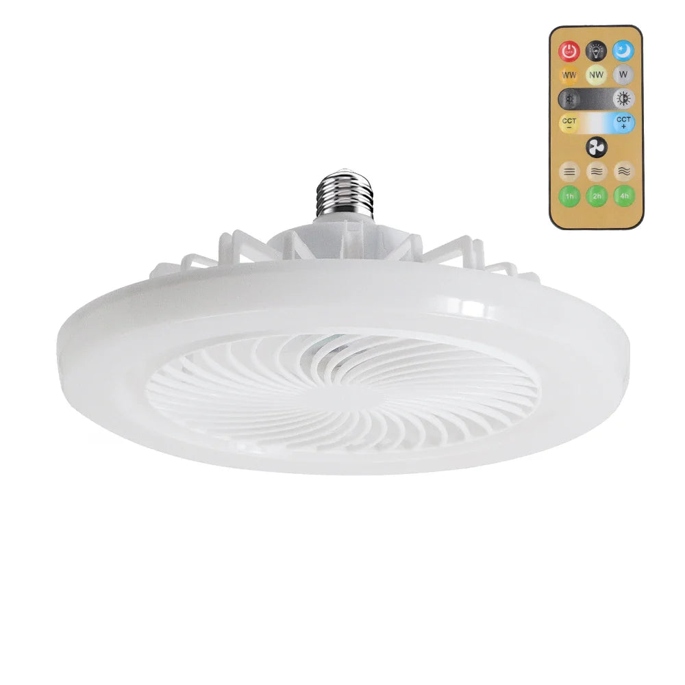 Lámpara LED con Ventilador
